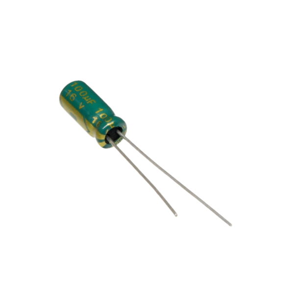 100uF 16V Radial Electrolytic Capacitor - Click Image to Close